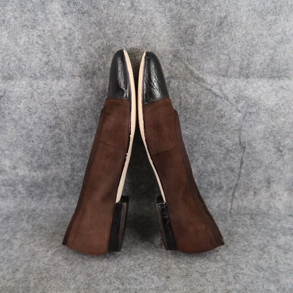 Naturalizer Shoes Womens 7 Loafer Flats Fashion Classic Career Cap Toe Leather - Picture 12 of 16